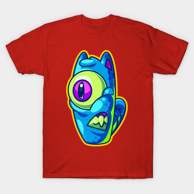 Cat Totem T-Shirt by ArtisticDyslexia